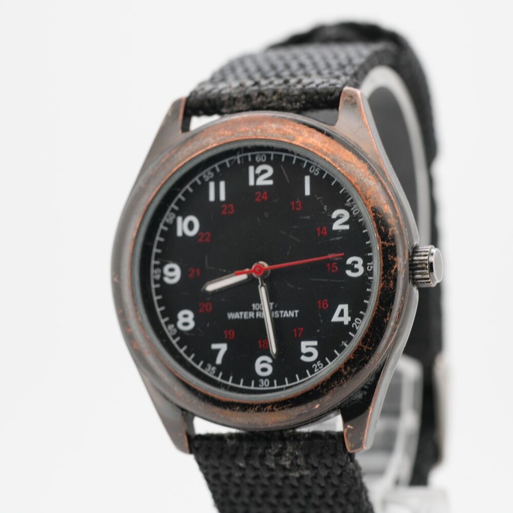 39mm Field Watch - Tactical Military Style - Copper/brass case - New Battery